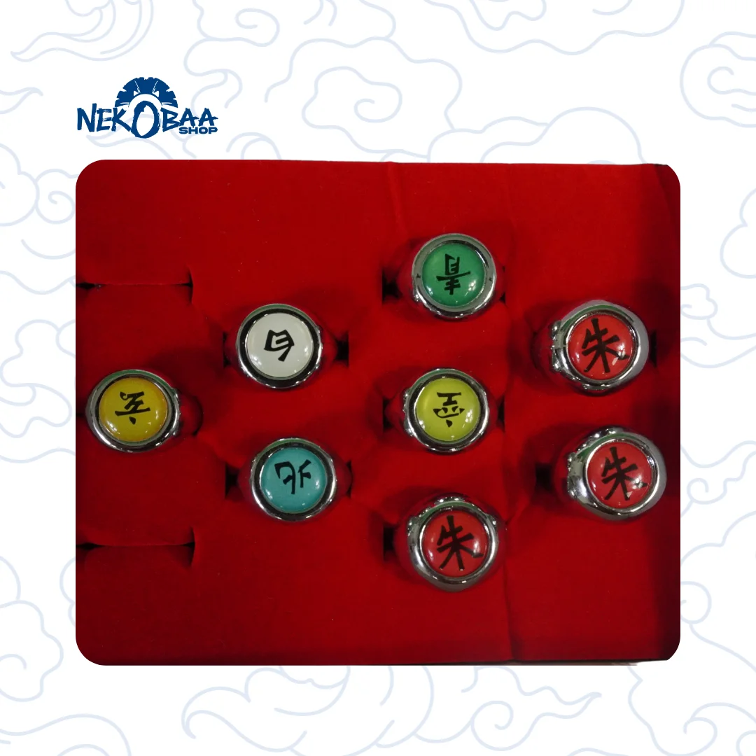 Anillos Akatsuki - Naruto Shippuden