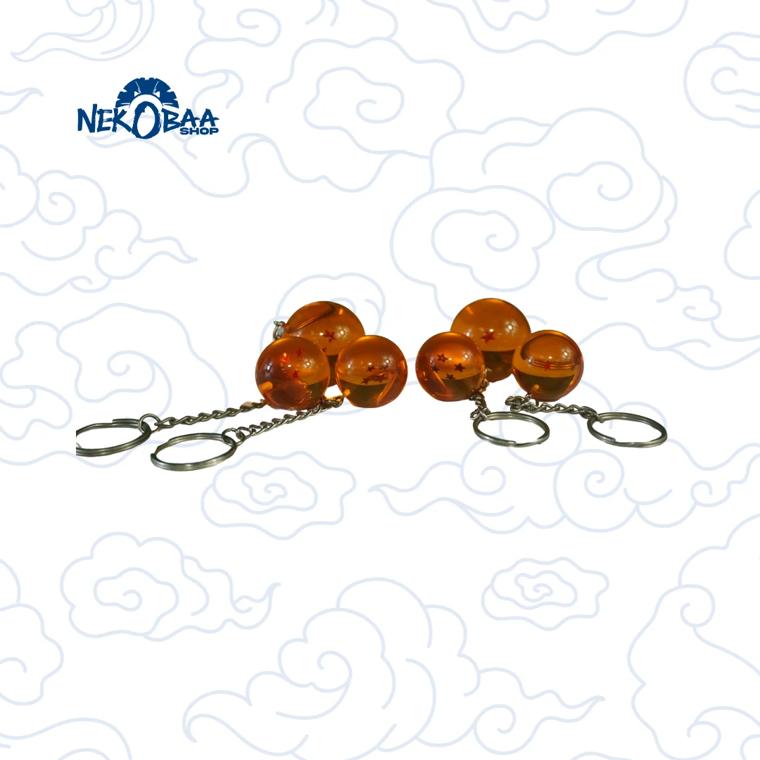 Llaveros Esferas del Dragon - Dragon Ball